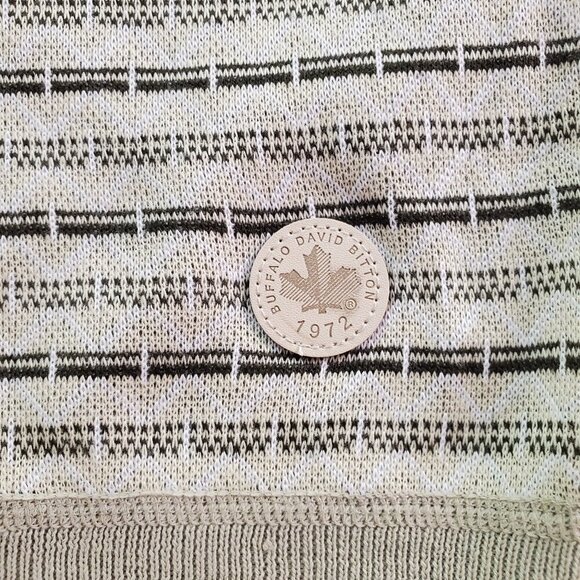 NWT BUFFALO DAVID BITTON SZ M Wrenley Textured Button Down Short Sleeve Shirt - Picture 8 of 9